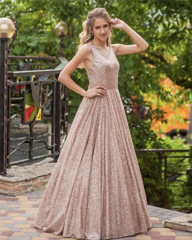 Glitter Tulle Princess Ruffles Ball Gown Prom Dresses – alinanova