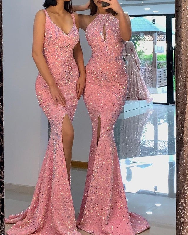 Pink Mermaid Gowns