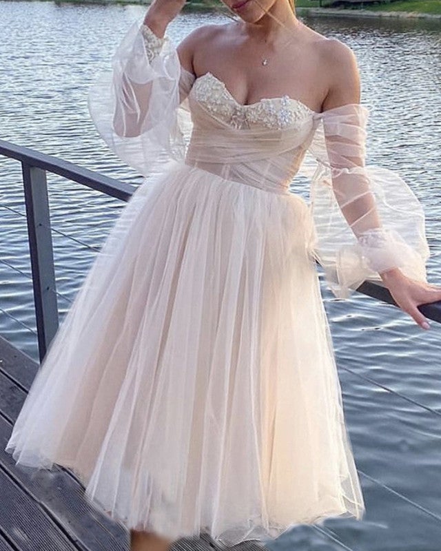 cottage core wedding dress