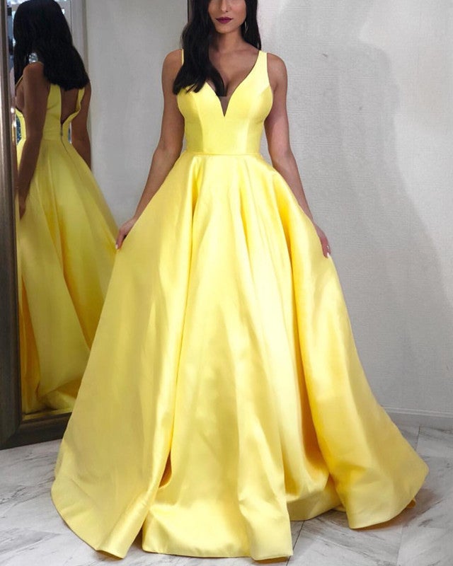 Yellow prom dresses on sale 2019