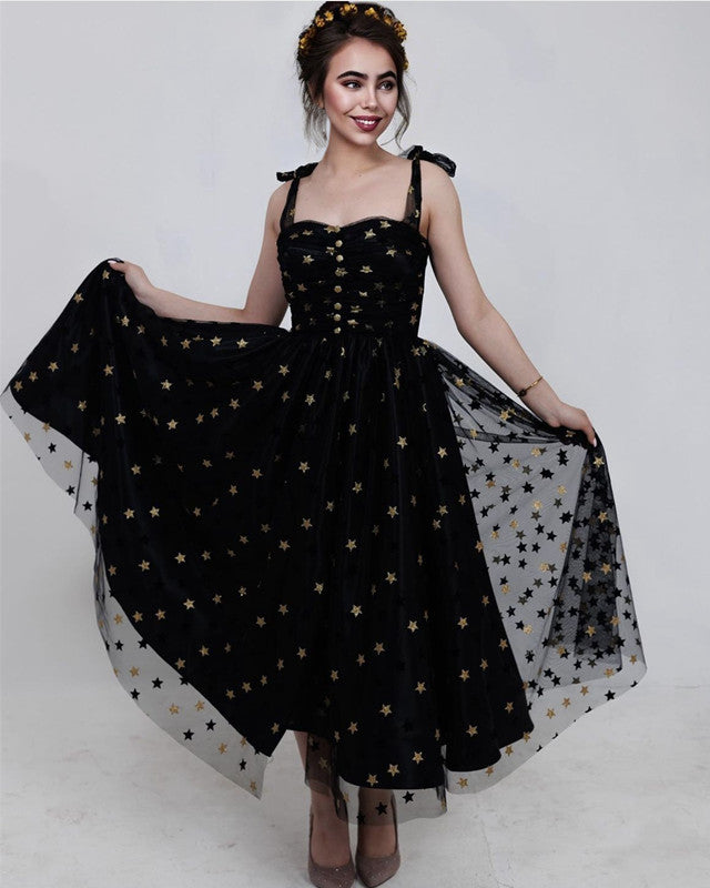 Black Starry Dress