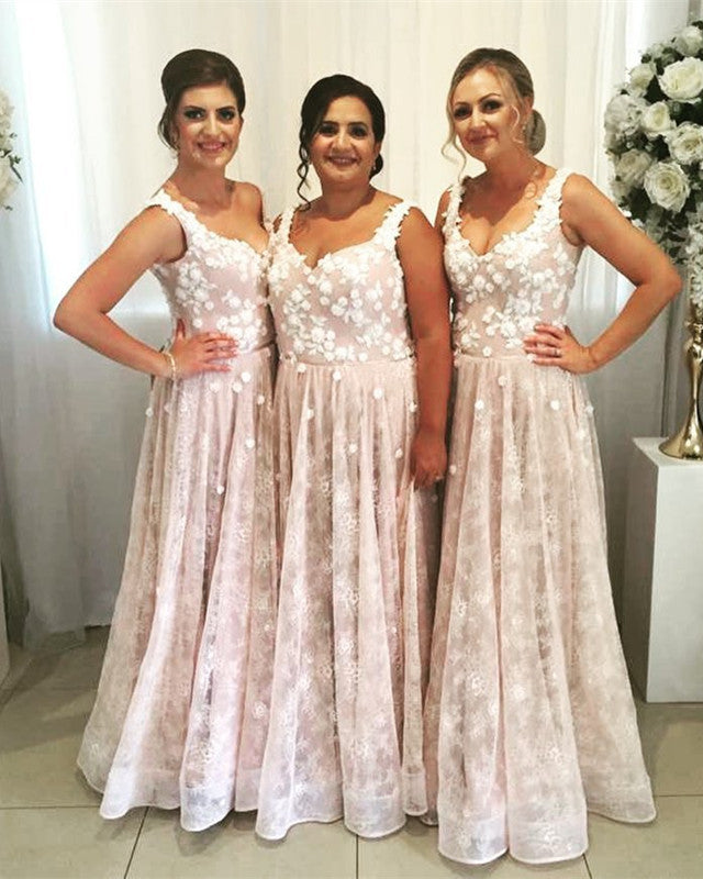 Boho lace bridesmaid dresses online