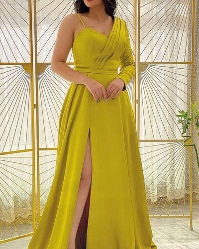 Chartreuse Yellow Prom Dresses