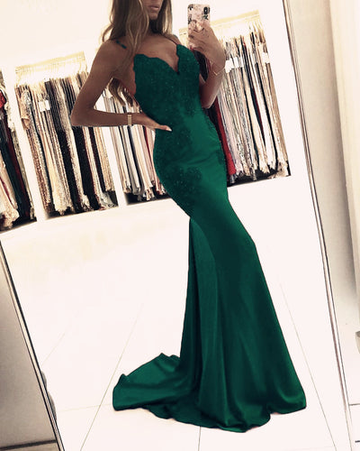 Emerald Green Mermaid Dresses