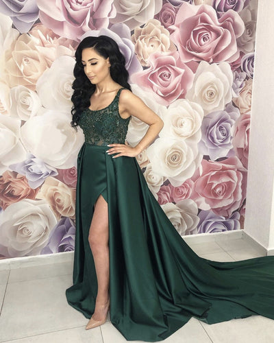 Dark Green Prom Dresses 2020 Long