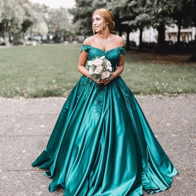 Hunter green dress fashion for wedding