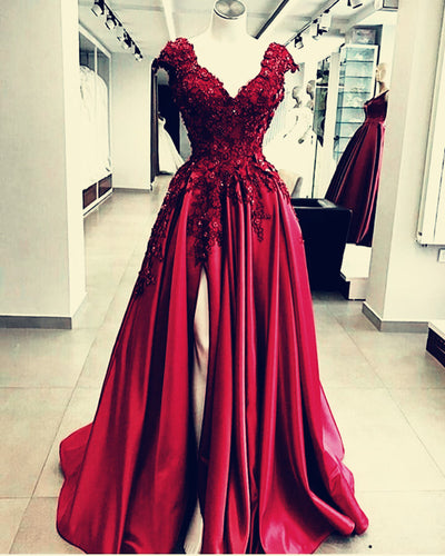 Burgundy Prom Dresses | Maroon Formal Gowns – alinanova