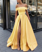 Load image into Gallery viewer, Long Yellow Formal Dresses
