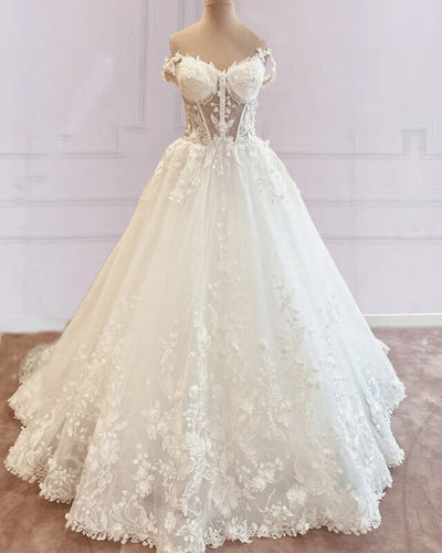 Corset Ball Gown Wedding Dresses