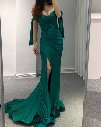 Mermaid Emerald Green Formal Dress