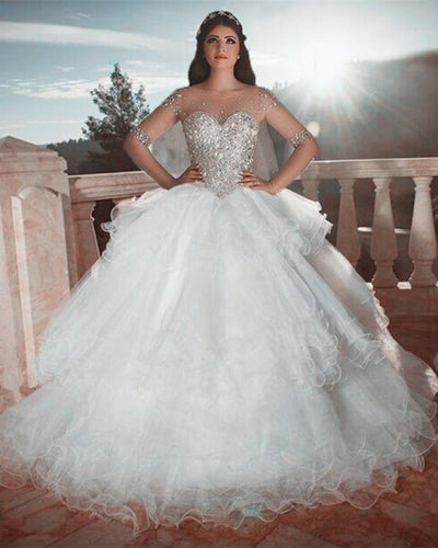 Ruffles Wedding Dresses