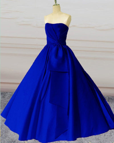 Royal Blue Wedding Ball Gown Dresses