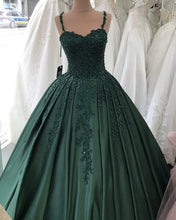 Ball Gown Sweetheart Quinceanera Dresses Lace Beaded Spaghetti Straps ...