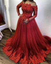 Load image into Gallery viewer, Red Wedding Dress
