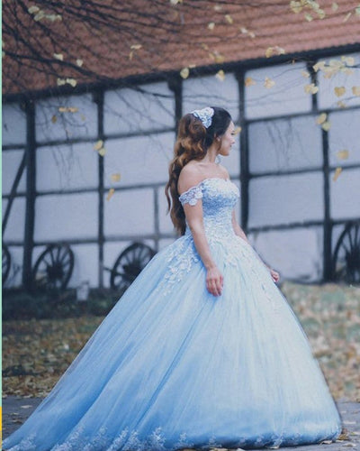 Light Blue Quinceanera Dresses 2021