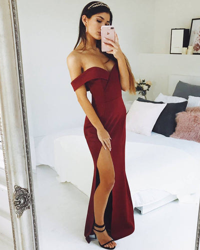 wine-bridesmaid-dresses